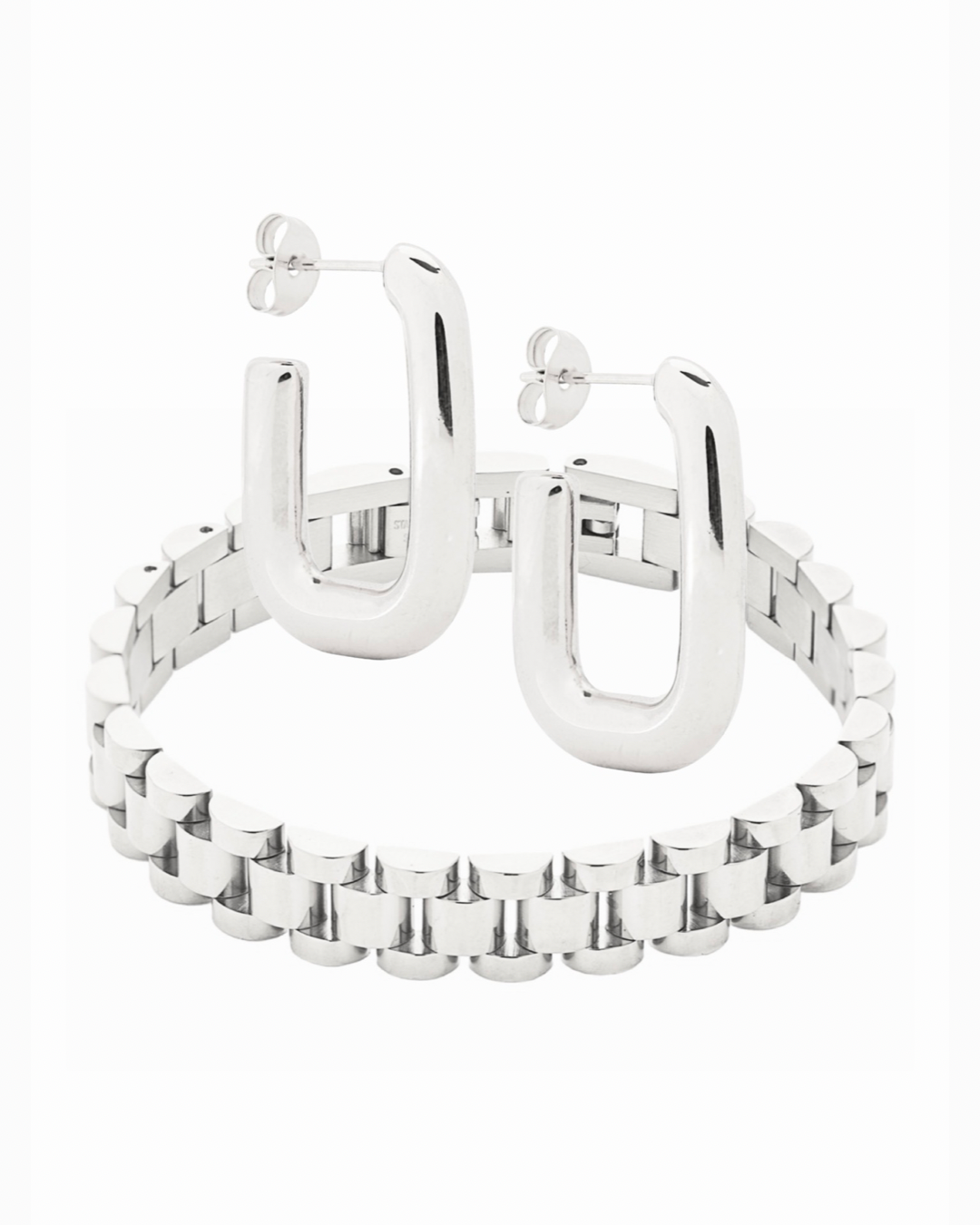 Link Jewellery Set Silver