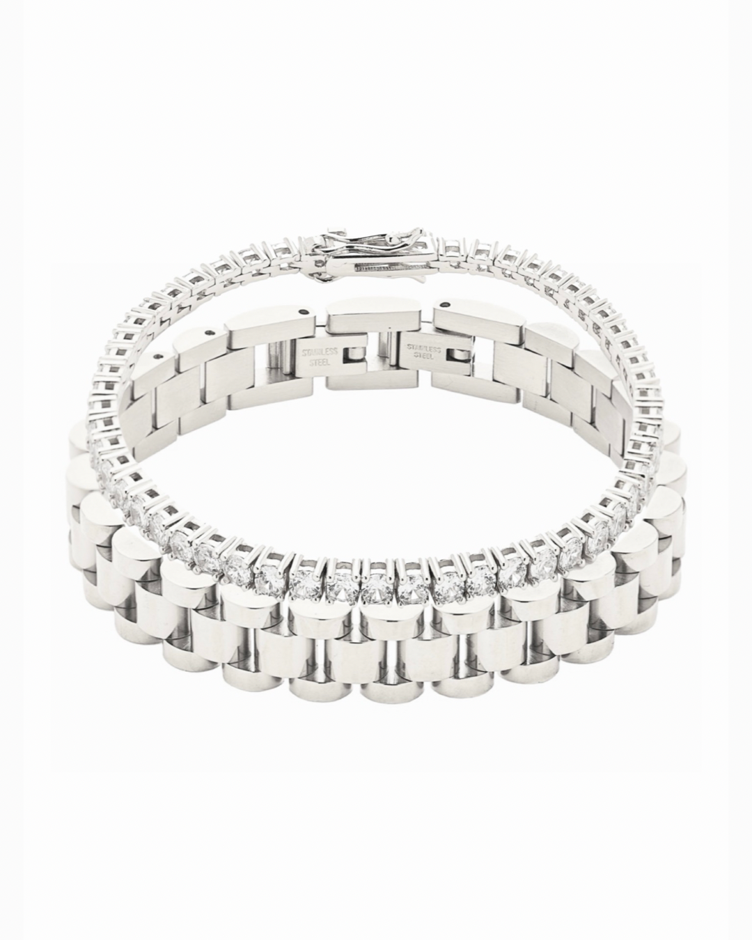 The Iconic Bracelet Set Silver
