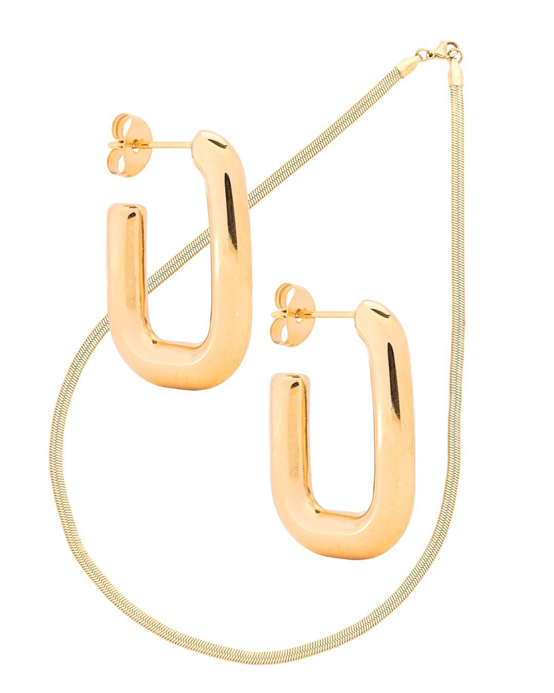 Minimalist Jewellery Set Gold