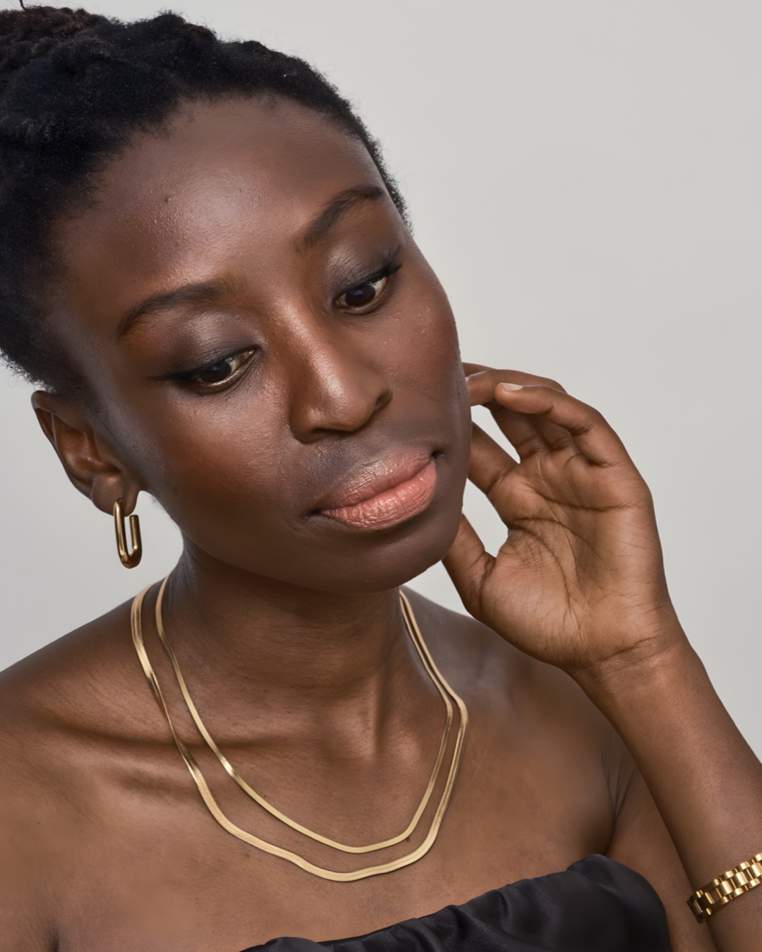 Minimalist Jewellery Set Gold