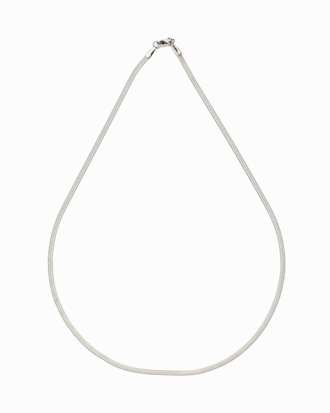 Super Fine Chain Necklace Silver