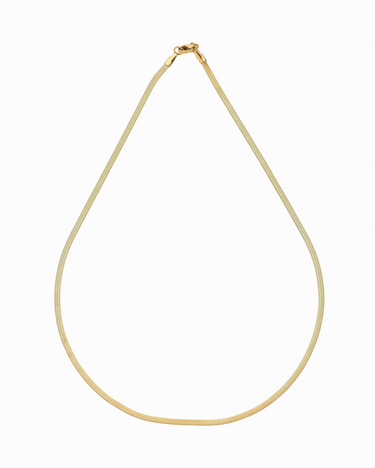 Super Fine Chain Necklace Gold
