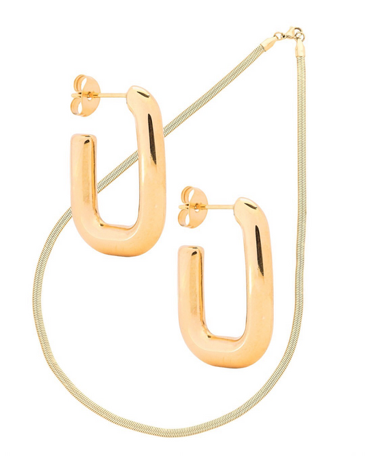 Minimalist Jewellery Set Gold