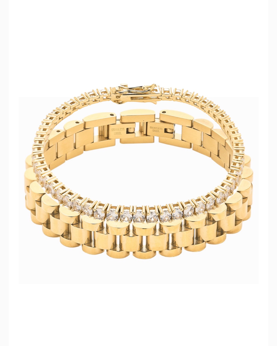 The Iconic Bracelet Set Gold